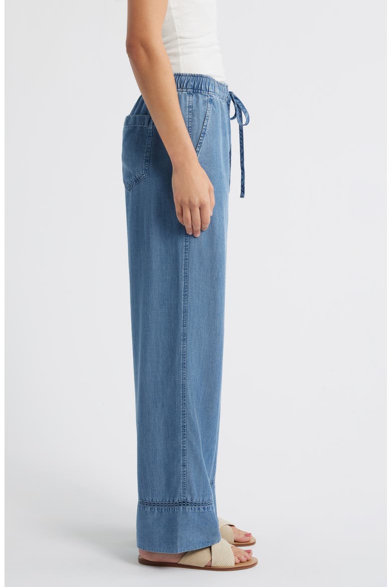 Ladder Trim Drawstring Pants, Alternate, color, WINTER TIDES WASH