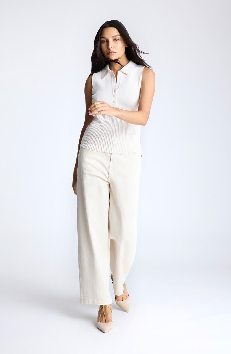 Kenneth Cole Sleeveless Rib Polo, Alternate, color, 