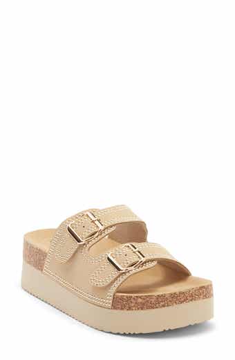 TOP MODA Avril Platform Slide Sandal