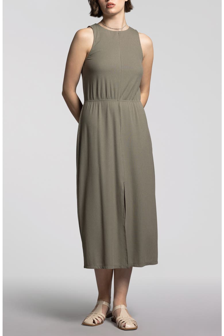 Sandra Sleeveless Dress, Main, color, SMOKEY OLIVE