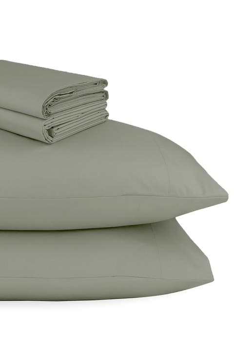 Signature Comfort 100% Egyptian Cotton Cool Percale Sheet Set