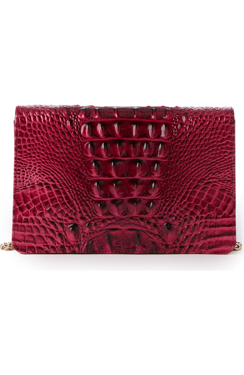 Brahmin Wendy Croc Embossed Leather Crossbody Bag, Alternate, color,