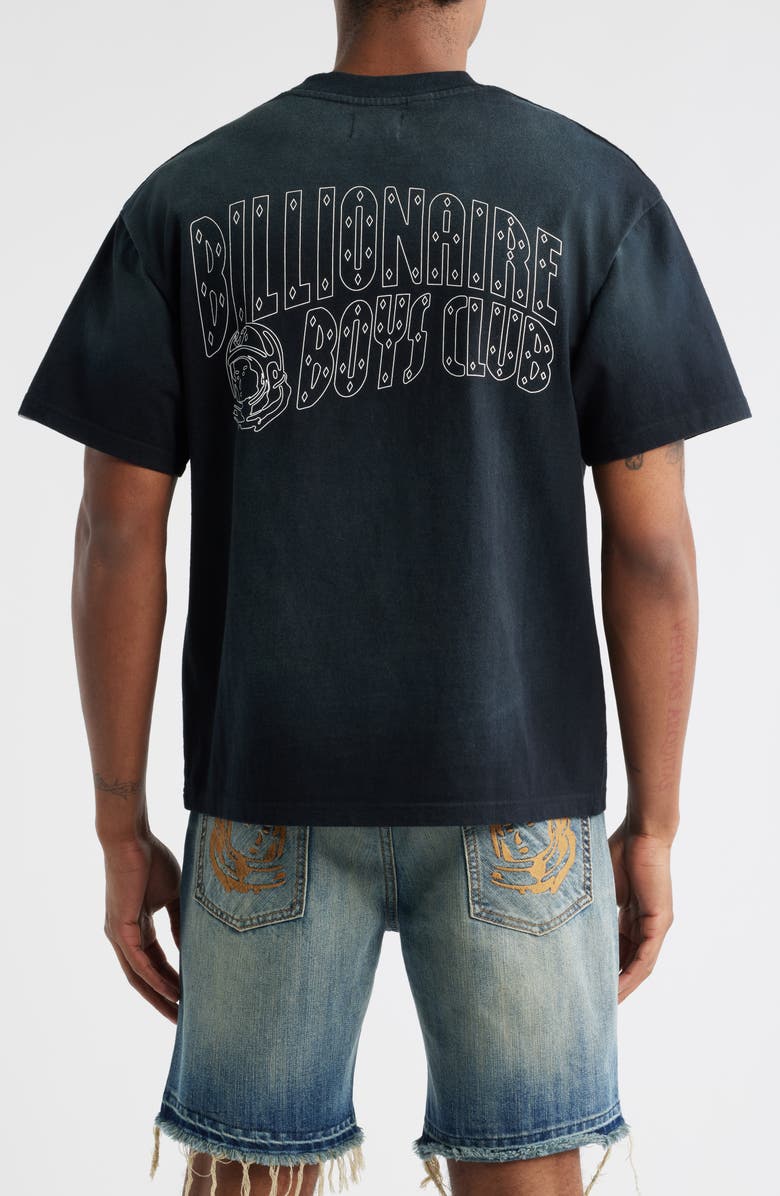 Billionaire Boys Club Helmet Graphic Faded T-Shirt, Alternate, color, 