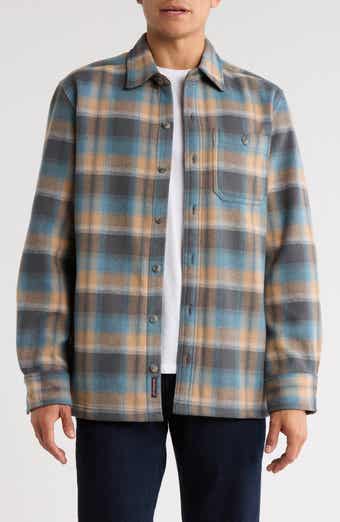WEATHERPROOF VINTAGE Plaid Yarn Dye Flannel Shirt Jacket