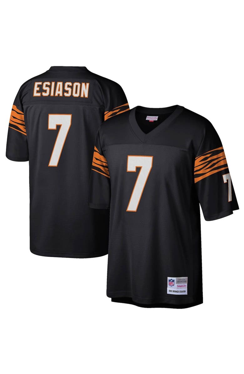 Mitchell & Ness Men's Mitchell & Ness Boomer Esiason Black Cincinnati Bengals Legacy Replica Jersey, Main, color, Black