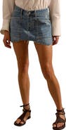 Free People Dolly Denim Miniskirt