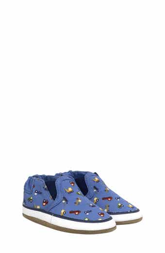 Robeez® I Love Trucks Slip-On Crib Shoe