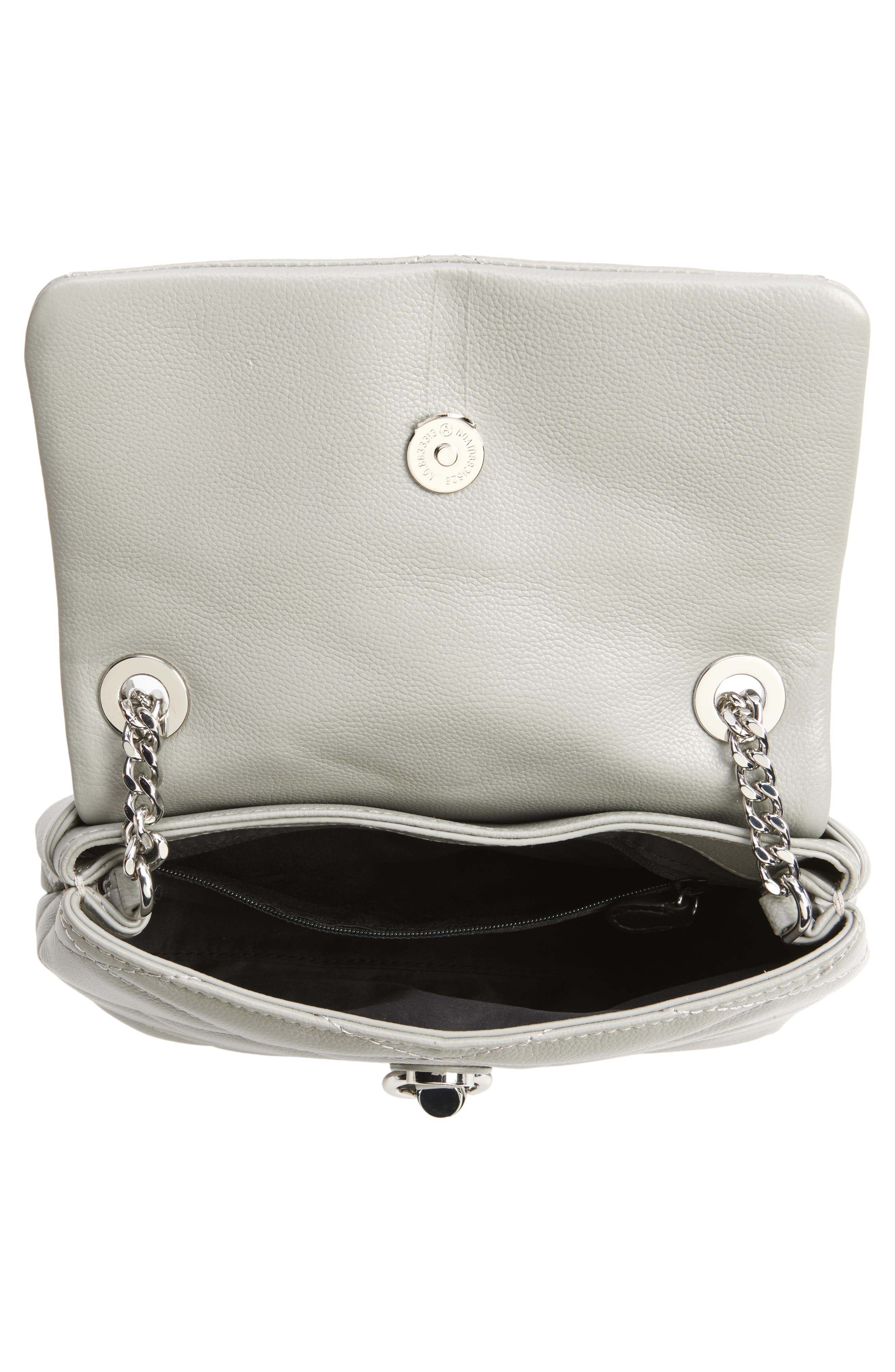 Rebecca Minkoff Edie Quilted Leather Convertible Crossbody Bag, Alternate, color, 