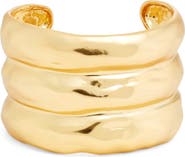 Karine Sultan Bubble 3-Row Cuff Bracelet