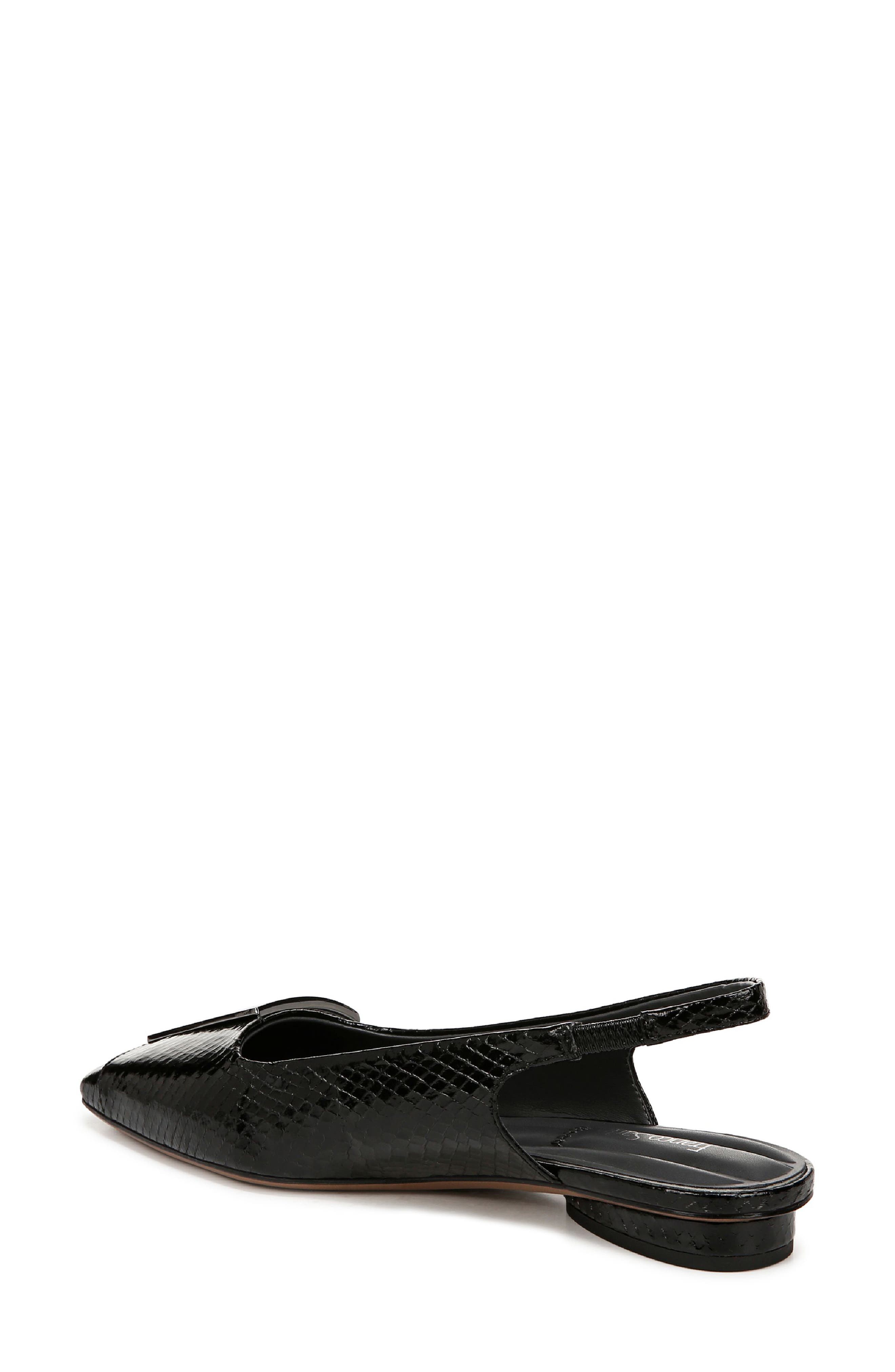 Franco Sarto Cassidy Slingback Flat, Alternate, color, Black