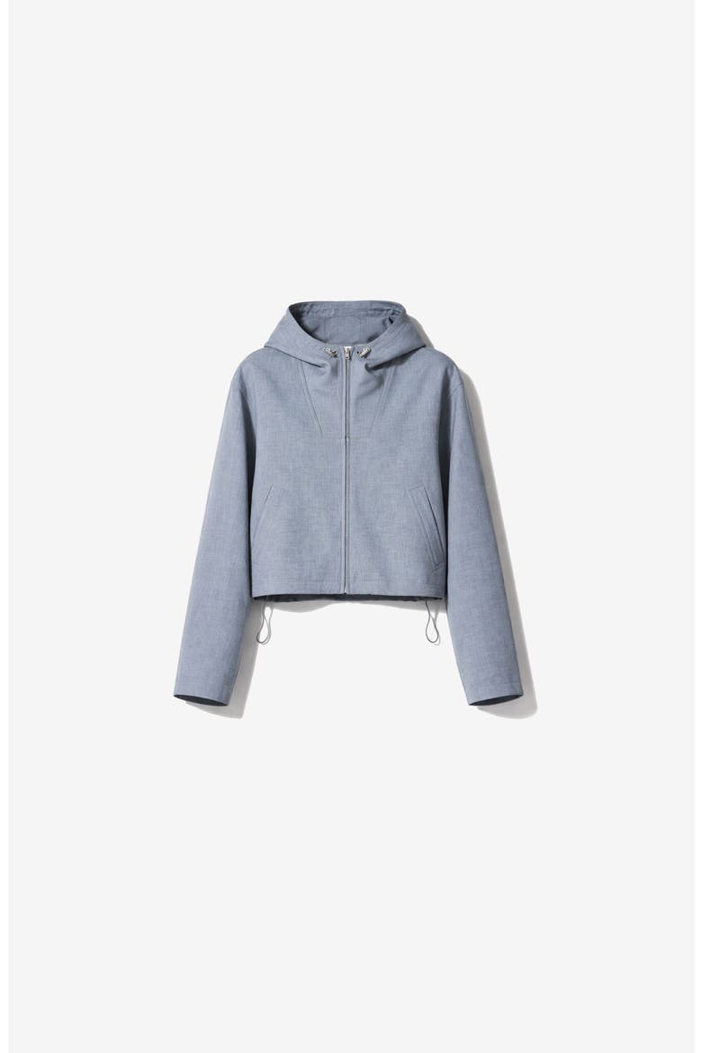 The Maureen Hooded Jacket, Alternate, color, MIXED  GREY