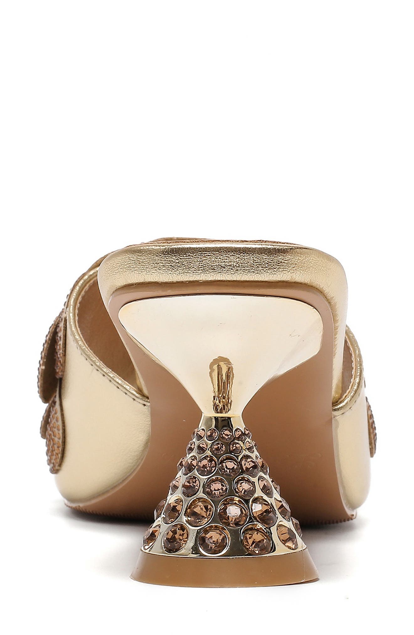 Petal Slide Sandal, Alternate, color, GOLD