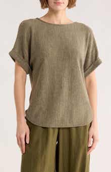 Short Sleeve Ribbed T-Shirt