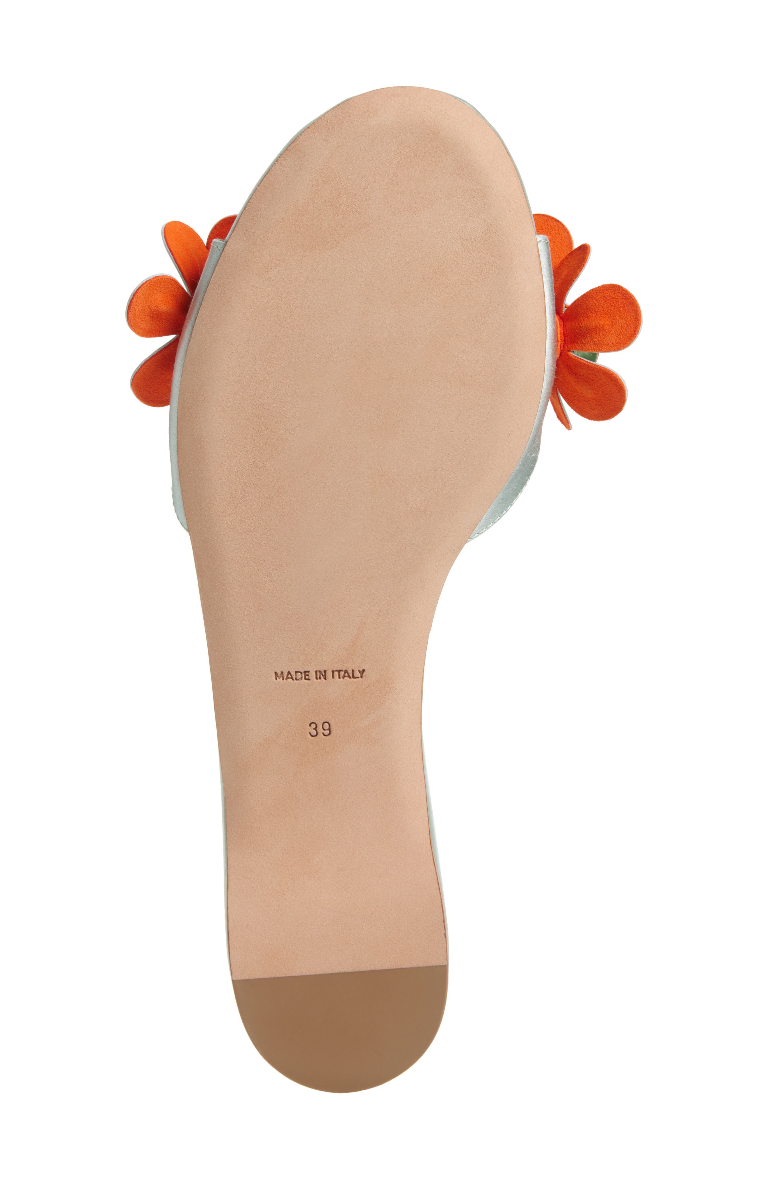 Giambattista Valli Flower Slide Sandal, Alternate, color, Light Blue