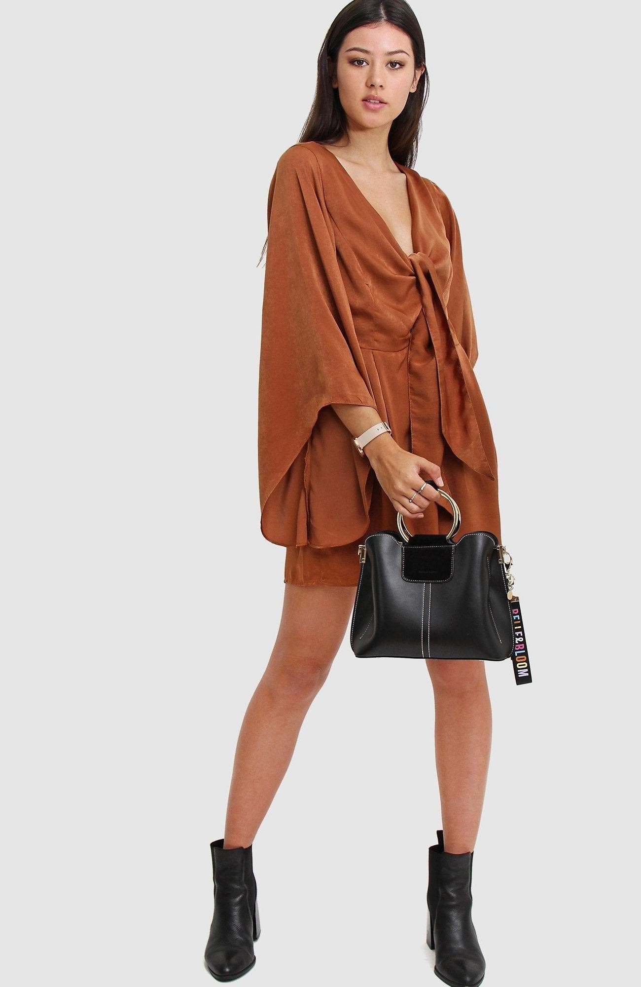 Belle & Bloom Twilight Leather Cross Body Bag, Alternate, color, Black