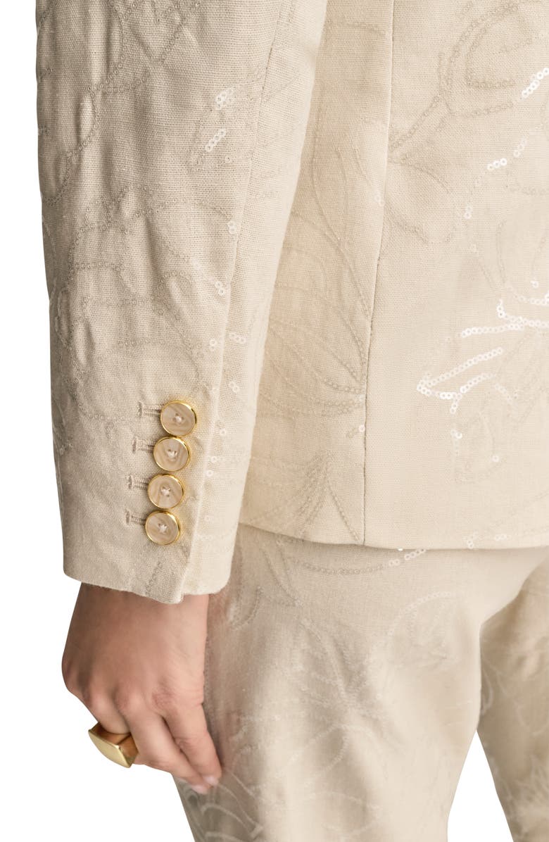 Donna Karan New York Sequin Detail Jacket, Alternate, color, 