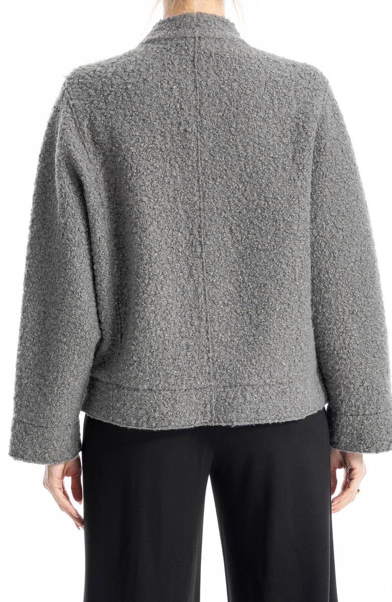 MAX STUDIO High Pile Fleece Jacket, Alternate, color, Grey