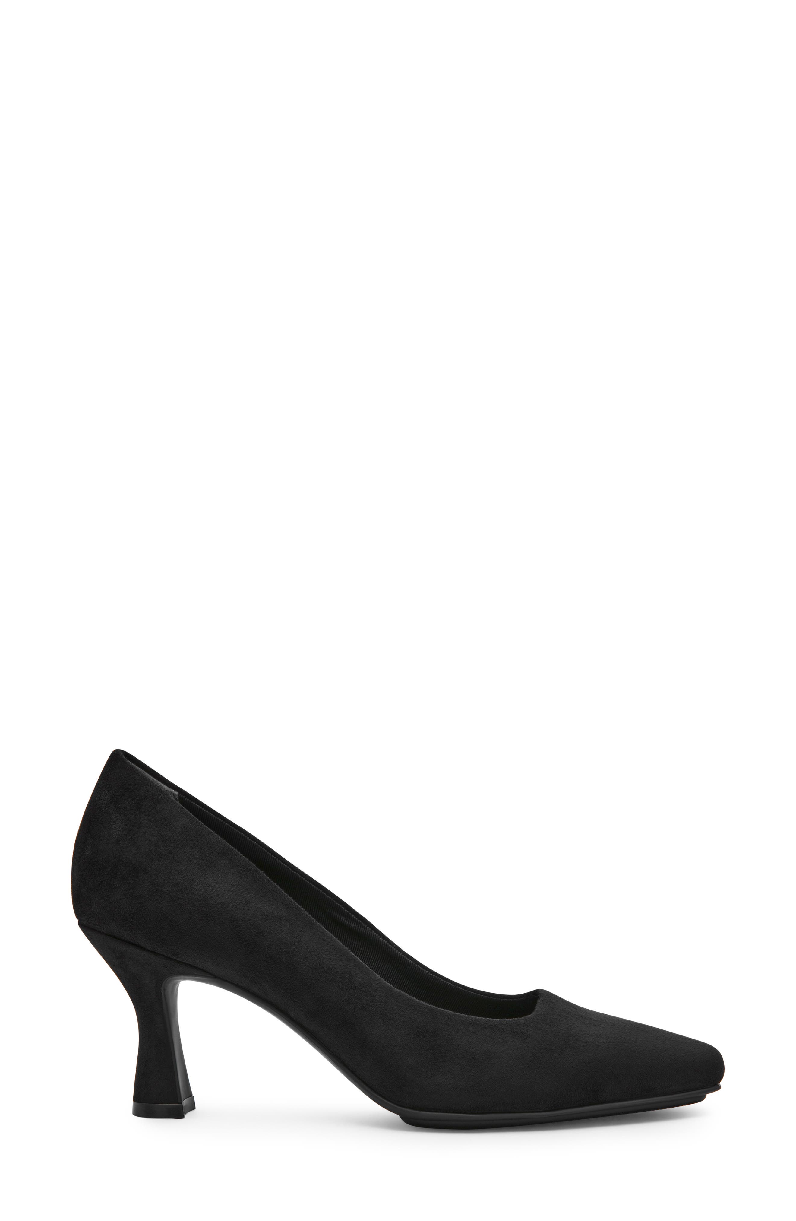 Anne Klein Prima Pump, Alternate, color, Black Suede