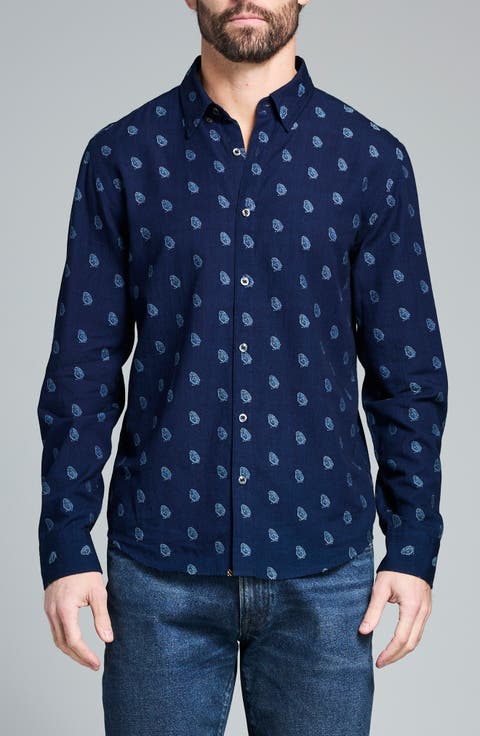 Pelican Paisley Wilson Button-Up Shirt
