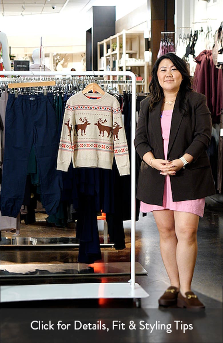 Kids
 Fair Isle Cotton Crewneck Sweater 
Joggers Set, sales video thumbnail