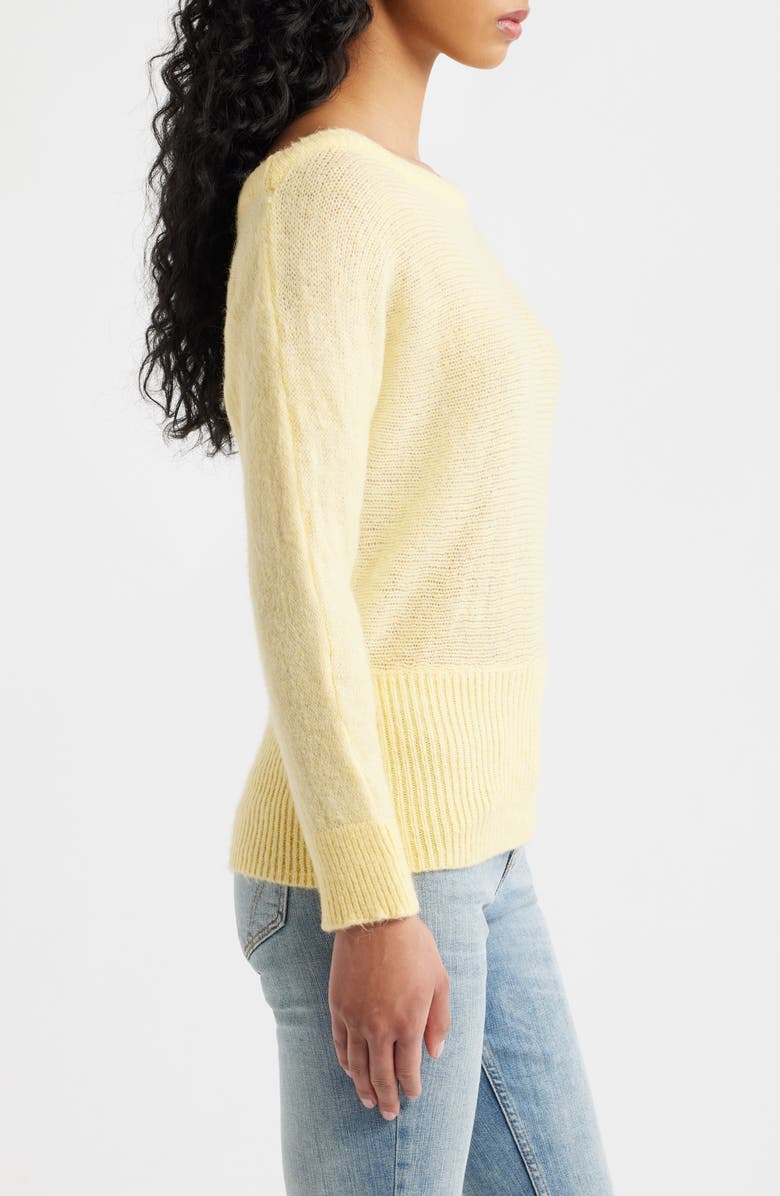 BDG Urban Outfitters Off the Shoulder Knit Sweater, Alternate, color, Yellow