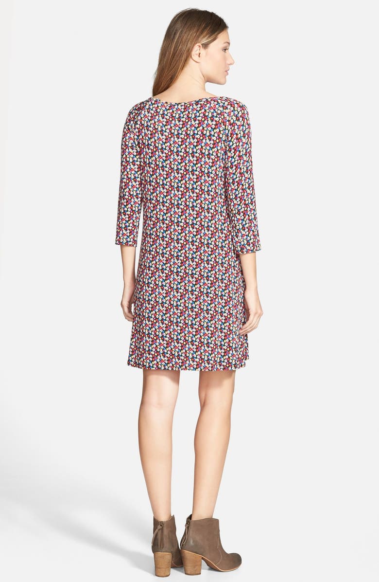 Socialite Three Quarter Sleeve Knit Shift Dress, Alternate, color,