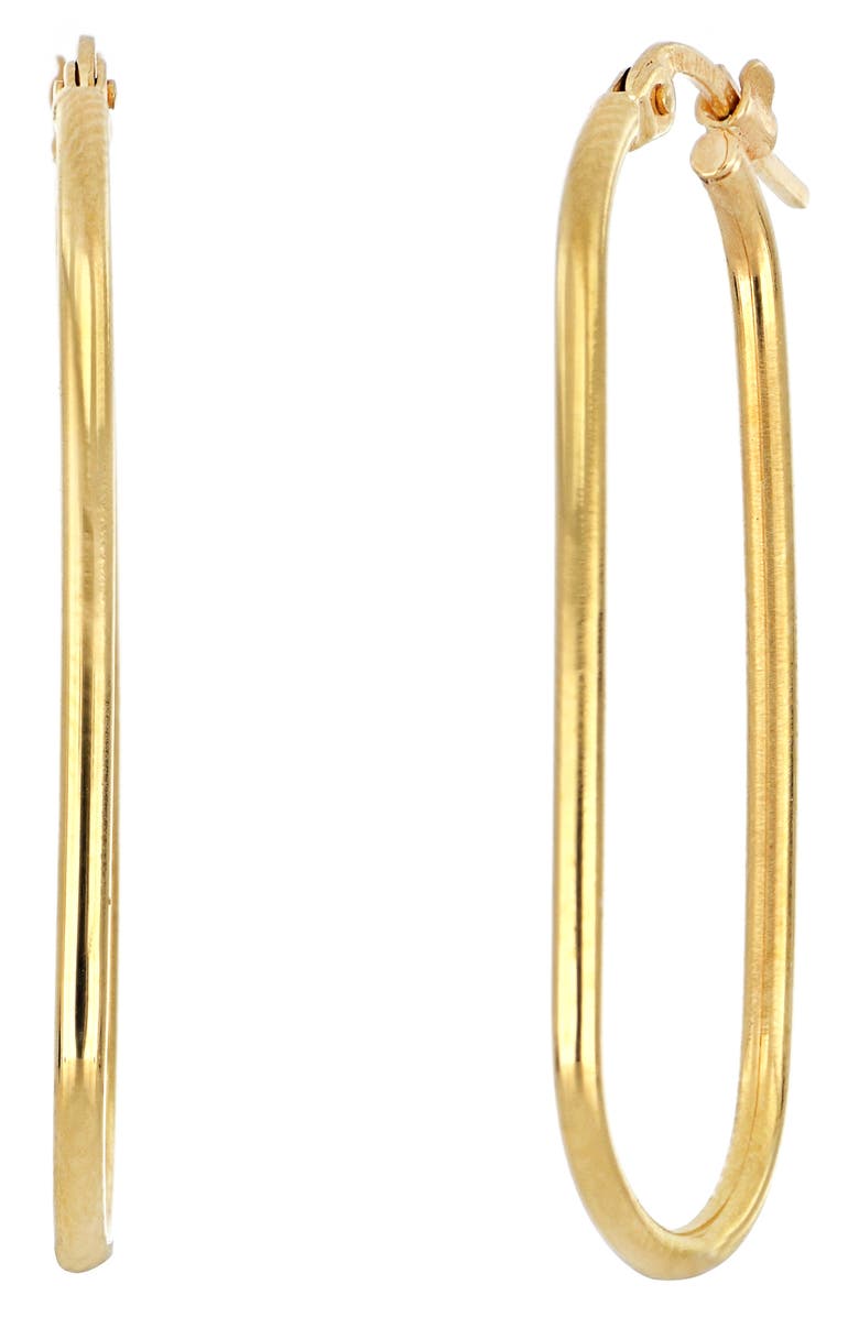 Bony Levy 14K Gold Medium Tube Hoop Earrings, Main, color, 