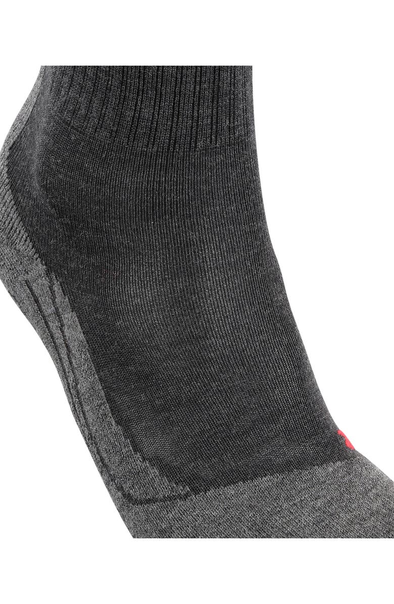 Falke TK2 Explore Wool Silk Hiking Socks, Alternate, color, Anthracite Melange