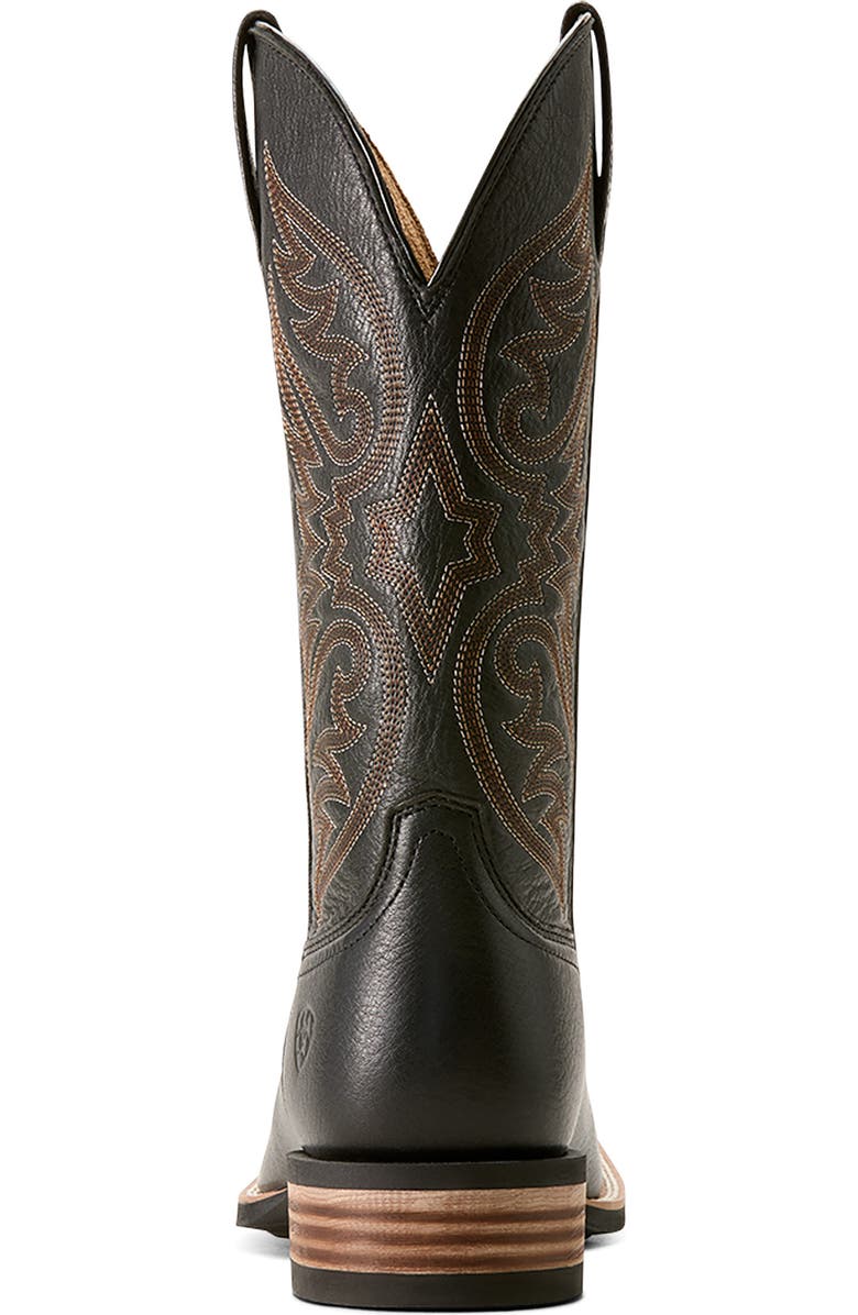 Ariat Richochet Square Toe Cowboy Boot, Alternate, color, Black Carbon