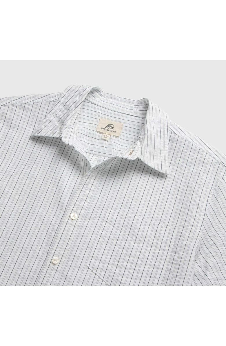 Surfside Supply Co. Joseph Crinkle Stripe Shirt, Alternate, color, 
