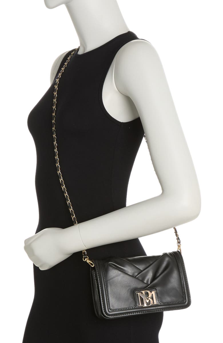 Badgley Mischka Collection Small Pleat Crossbody Bag, Alternate, color,