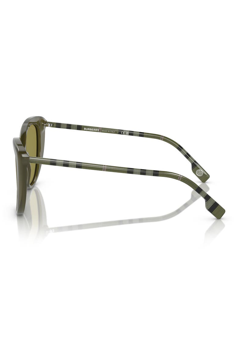 54mm Cat Eye Sunglasses, Alternate, color, GREEN