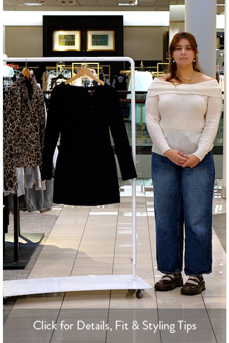 x Sara Walker Anna Long Sleeve Minidress video