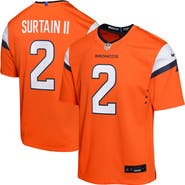 Nike Youth Nike Patrick Surtain II Orange Denver Broncos Mile High Collection Game Jersey