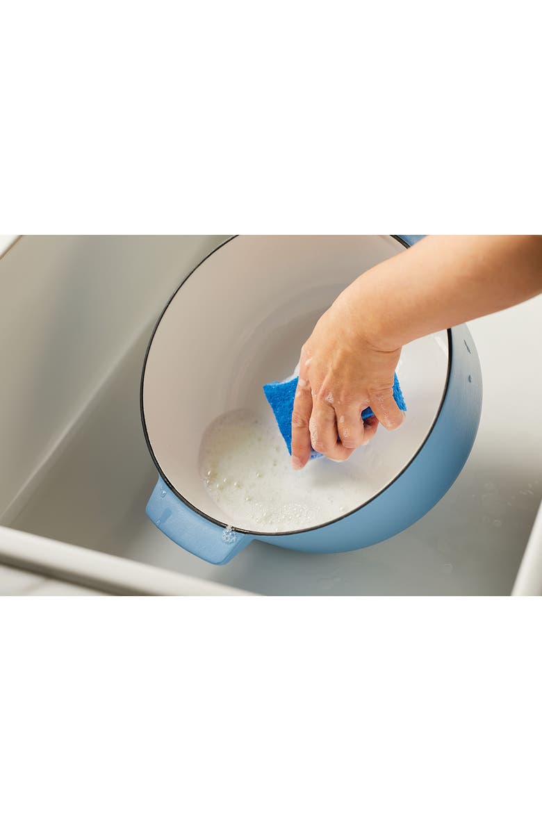 KITCHENAID 6-Quart Enameled Cast Iron Dutch Oven, Alternate, color, Blue Velvet