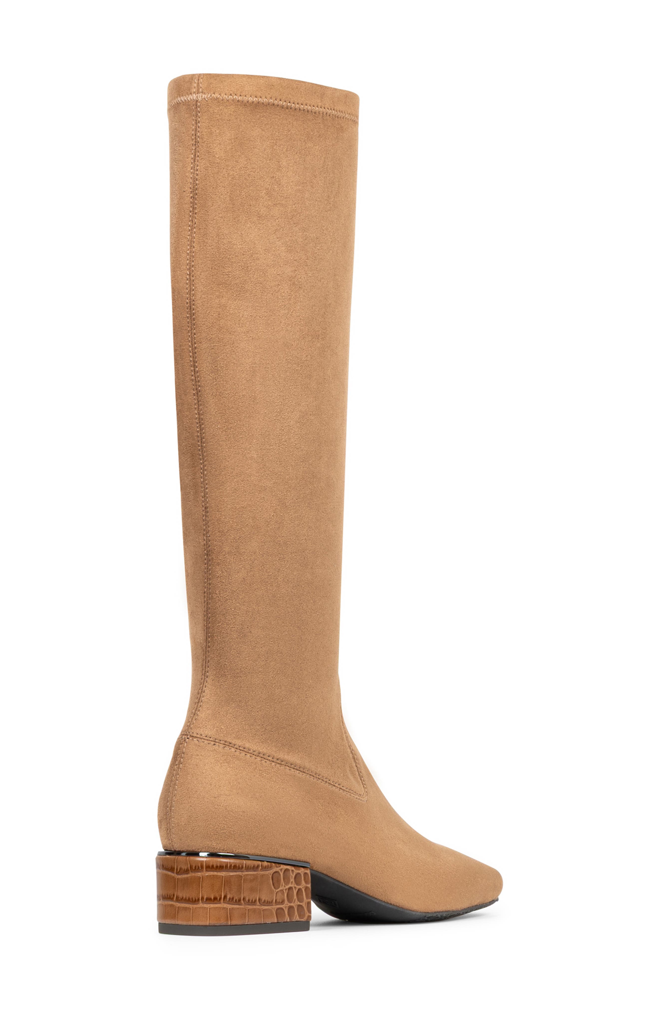 Avera Knee High Boot, Alternate, color, SADDLE
