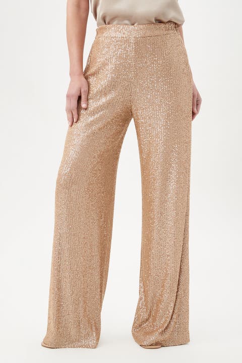 Atarashii Wide Leg Sequin Pant