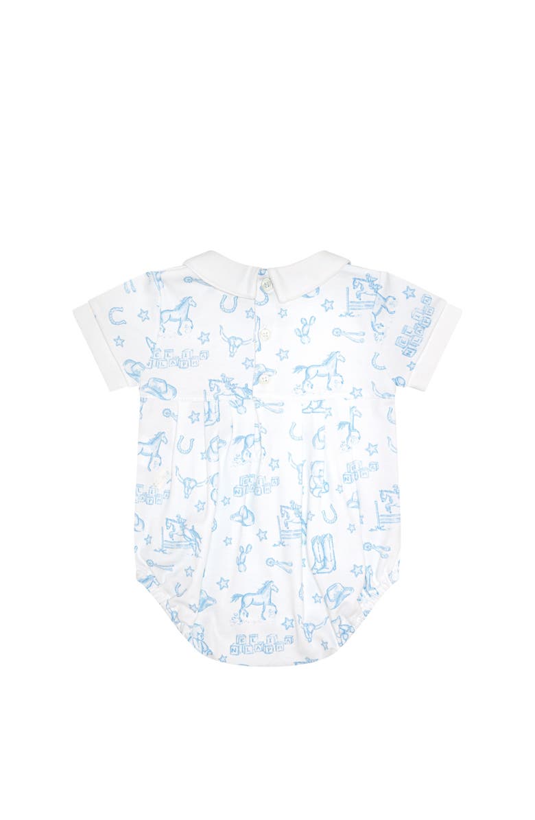 Nellapima Blue Lone Star Toile Bubble - Baby, Alternate, color, Blue
