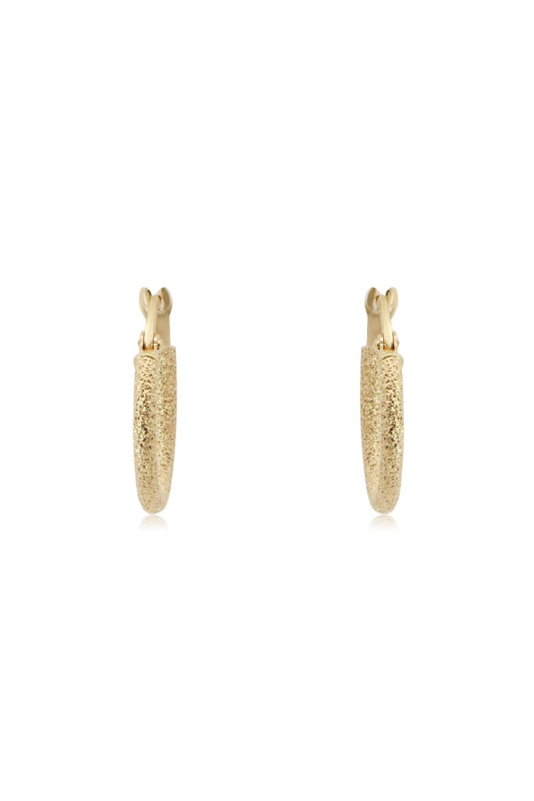 Mini Mesh Gold Hoop Earrings, Alternate, color, Yellow Gold