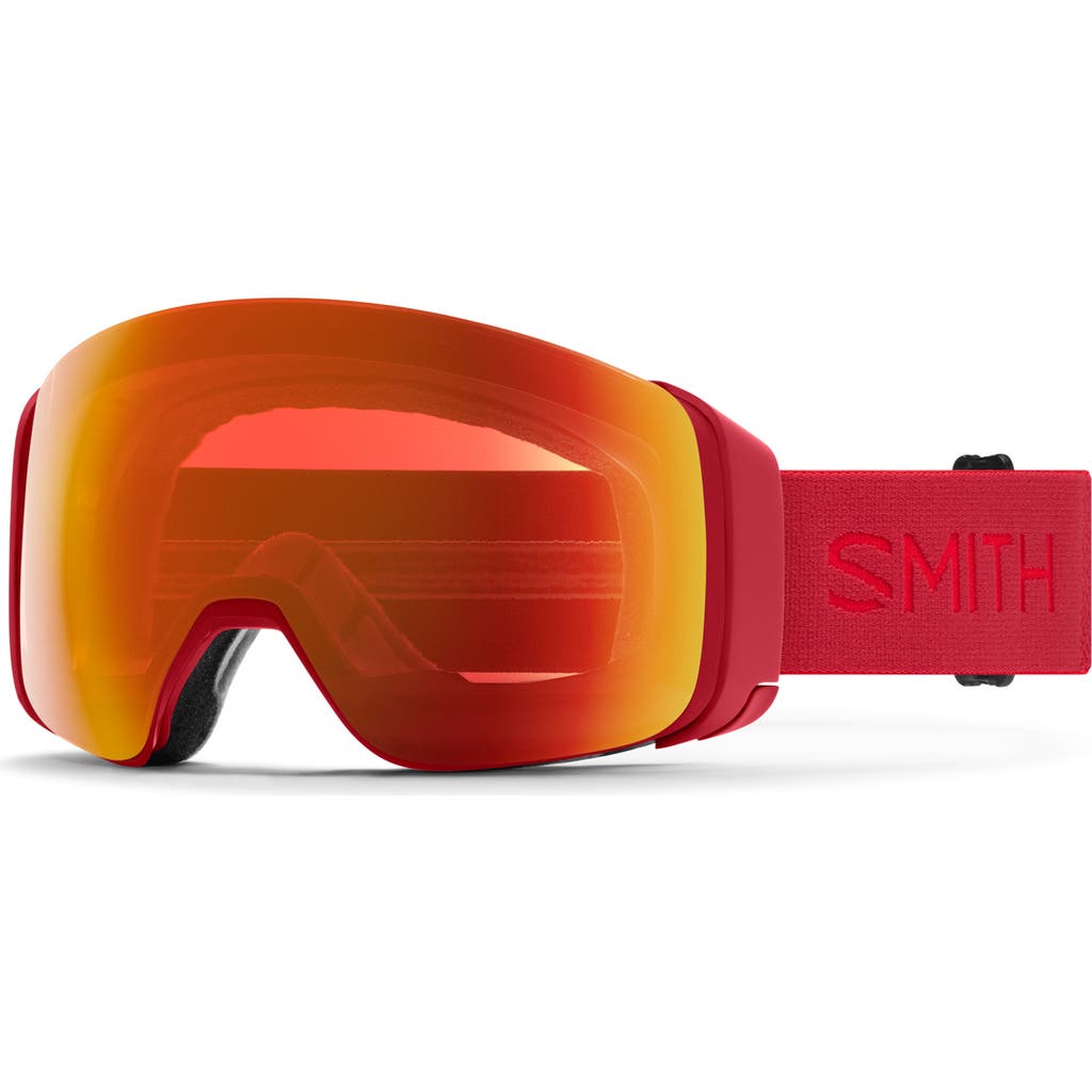 Smith 4d Mag 184mm Snow Goggles In Orange