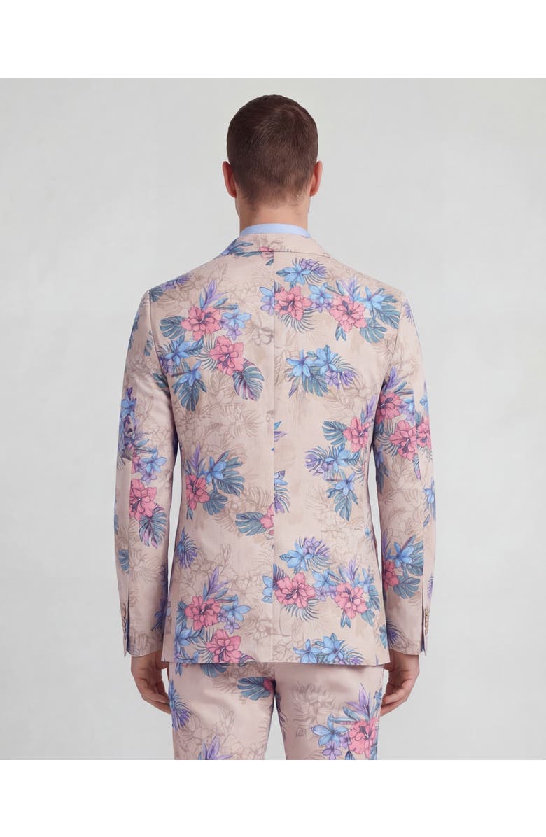 Lords of Harlech Exotic Floral Mens Tailored Blazer, Alternate, color, Exotic Floral Neutral
