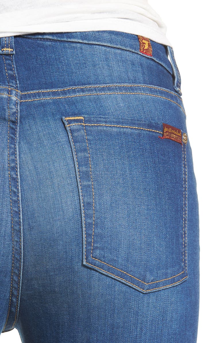 7 For All Mankind <sup>®</sup> b(air) High Waist Ankle Skinny Jeans, Alternate, color,