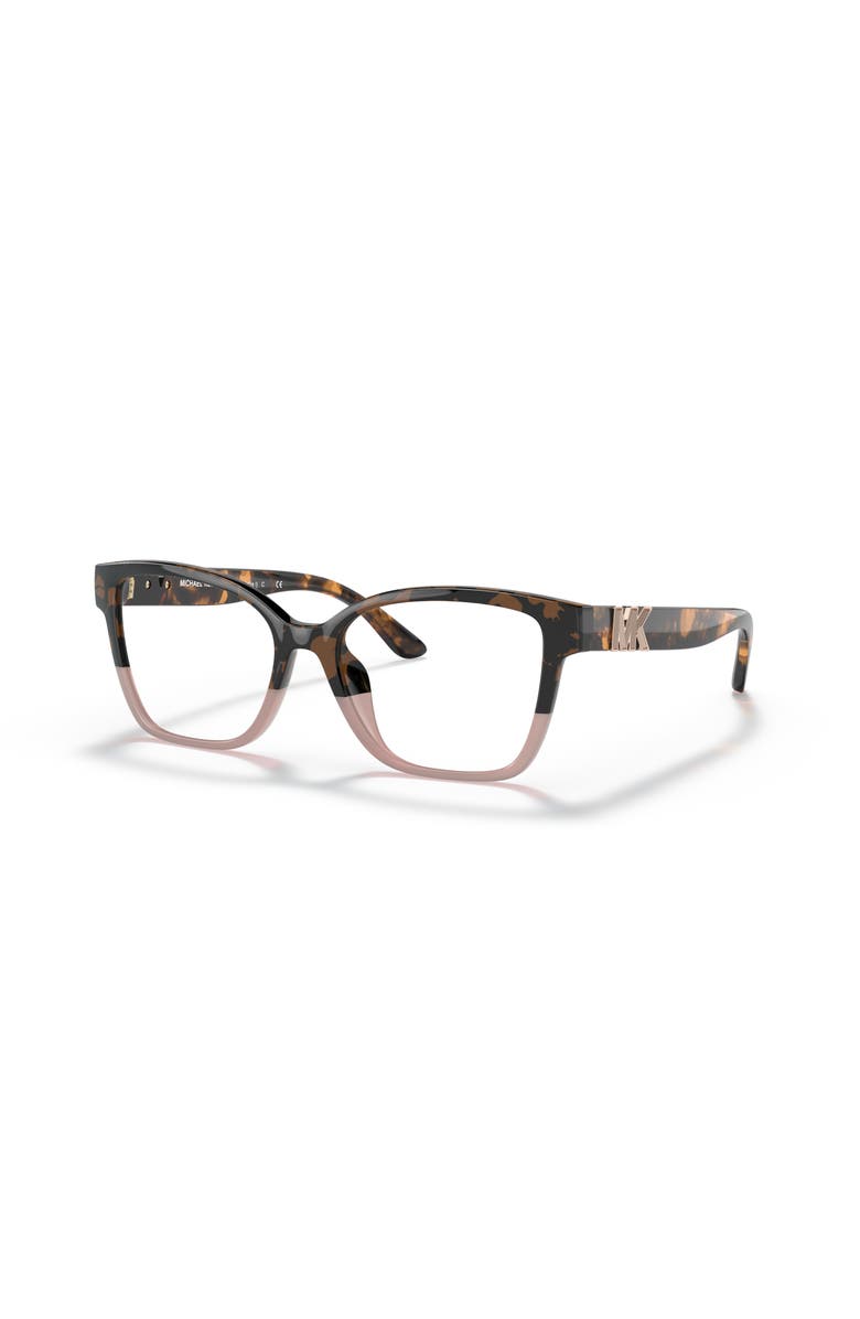 Michael Kors 53mm Square optical glasses, Main, color, Tortoise