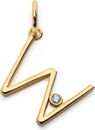 Monica Vinader Lab Grown Diamond Initial Pendant (Online Trunk Show)
