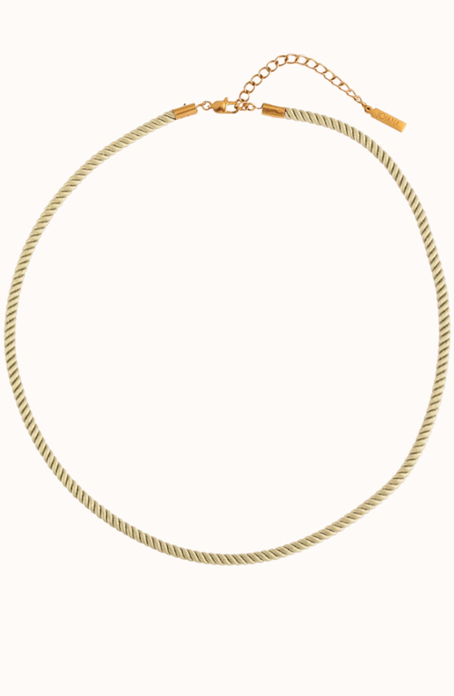 Joiana Jewelry The Rope Necklace In Burgundy