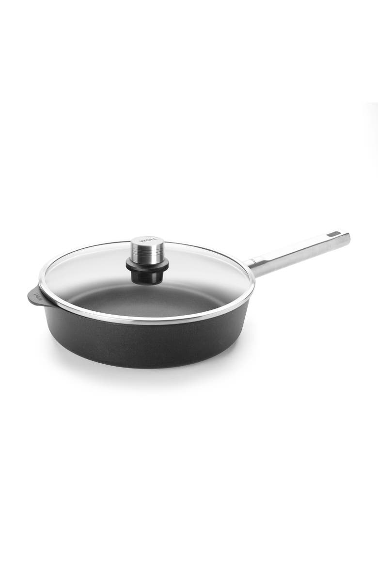 WOLL Ecologic Pro Nonstick Saute Pan & Lid Set 11-Inch, 3.7 Quart, Main, color, Black