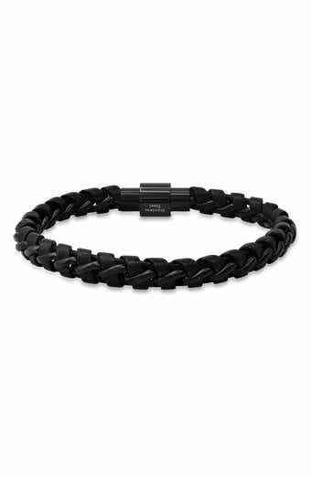 HMY JEWELRY Braided Leather Bracelet
