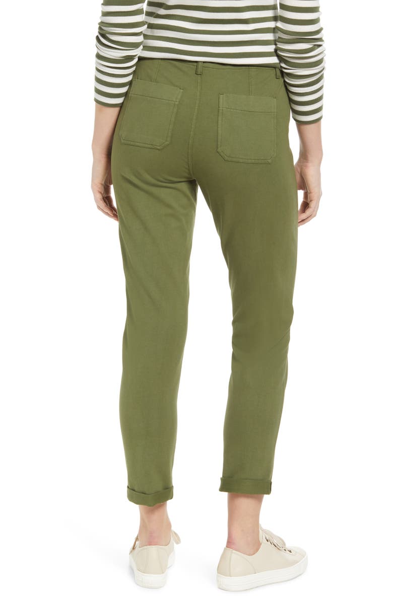 Caslon<sup>®</sup> Women's Cotton Knit Drawstring Pants, Alternate, color, 
