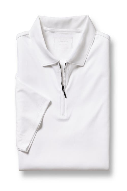 CHARLES TYRWHITT CHARLES TYRWHITT PLAIN SHORT SLEEVE ZIP JERSEY POLO