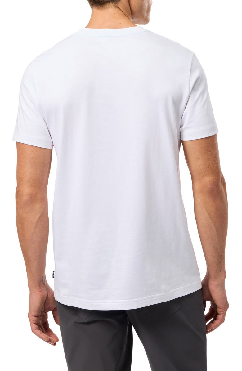 Psycho Bunny Vincent Pima Cotton Graphic T-Shirt, Alternate, color, White